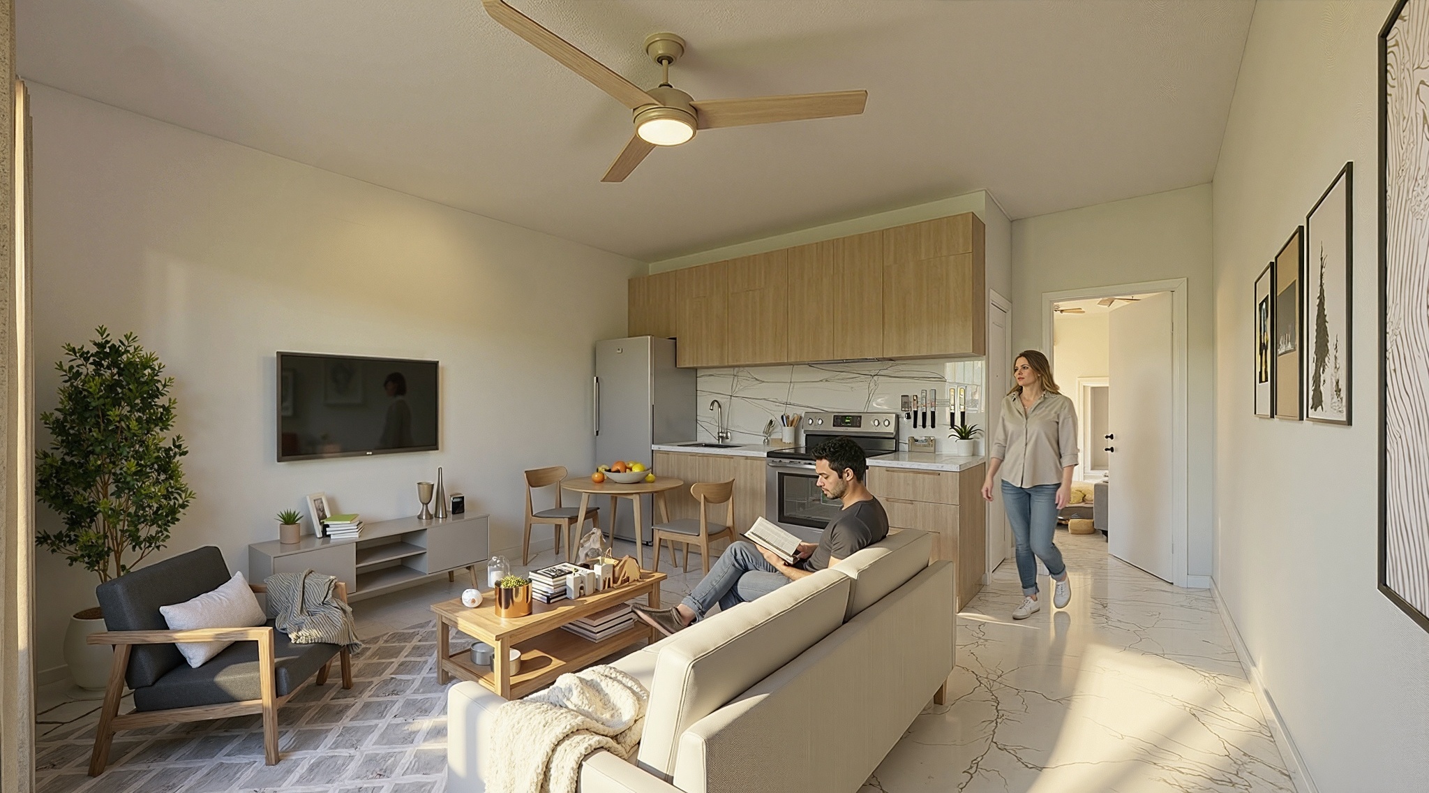 Central Georgetown 1-bed condo